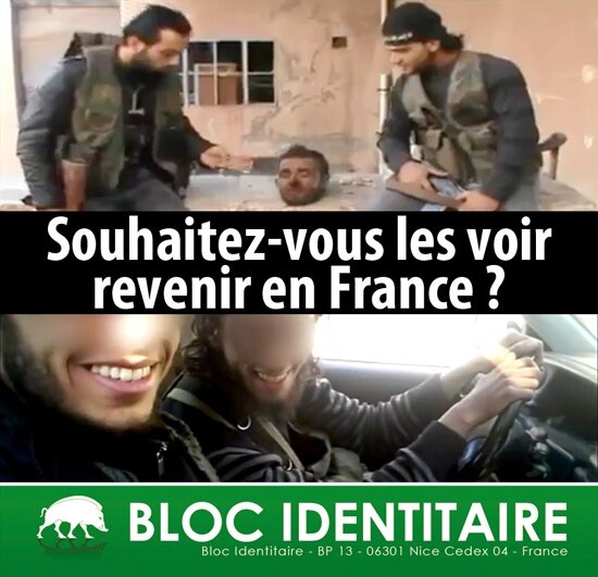 Exigeons la déchéance automatique de la nationalité française pour les djihadistes !
